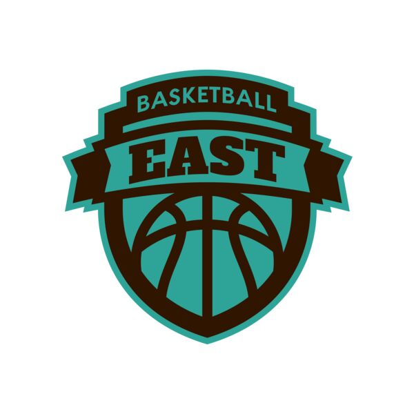 East Basketball logo template Miniatura