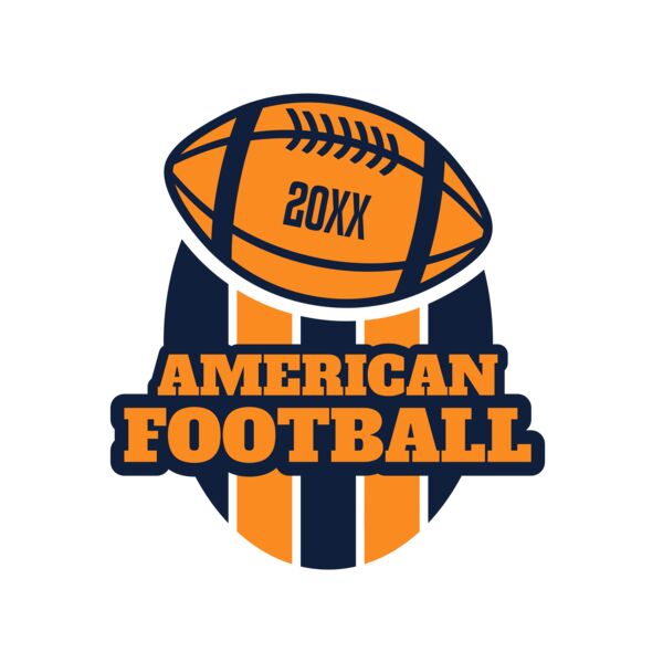 American Football logo 18 Miniatura